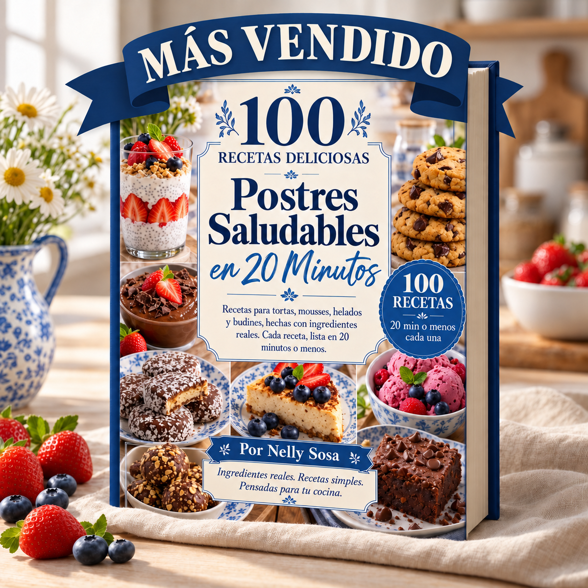 100 Postres Saludables en 20 Minutos + 4 BONUS