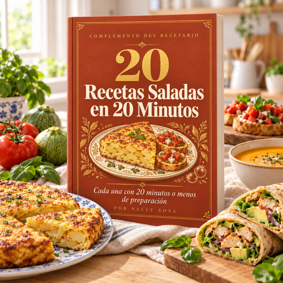 20 Recetas Saladas en 20 Minutos